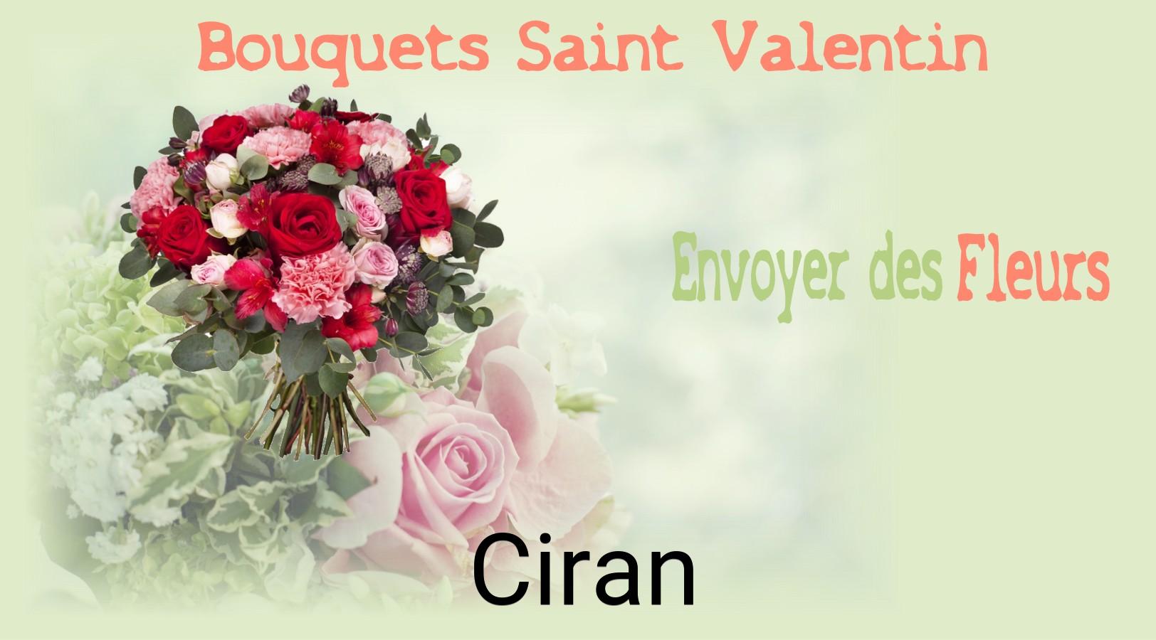 Roses de Saint-Valentin livrées à Ciran